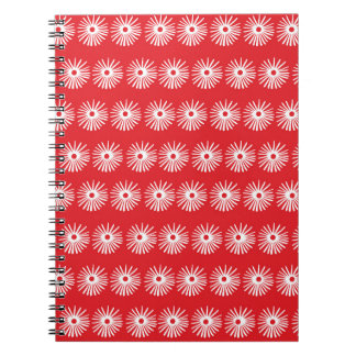 Carnet Blanc noir, texture florale abstraite.