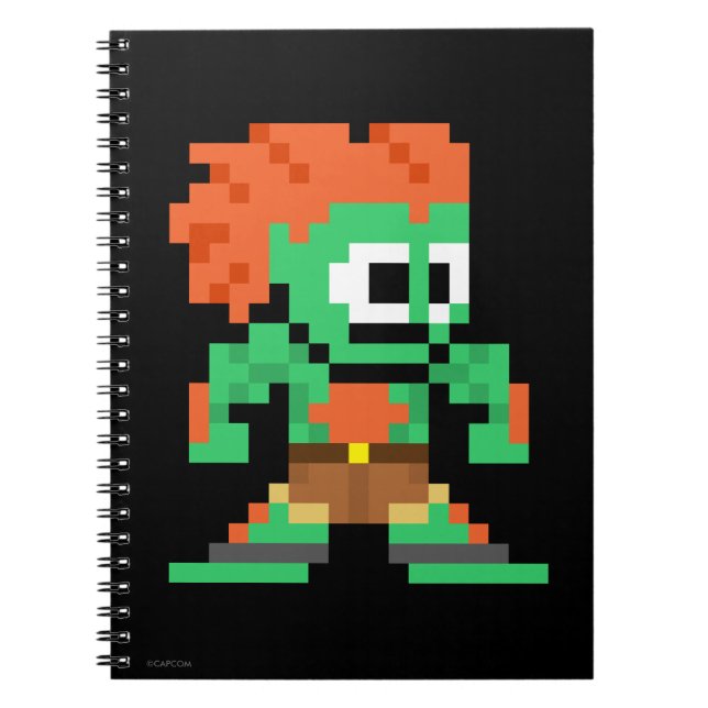 Carnet Blanka à 8 bits (Devant)