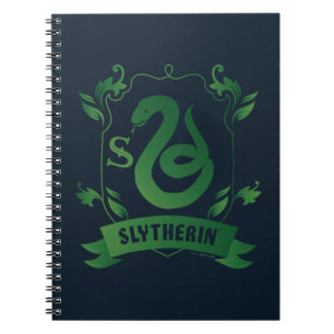 Carnet Blason de la maison SLYTHERIN™ orné