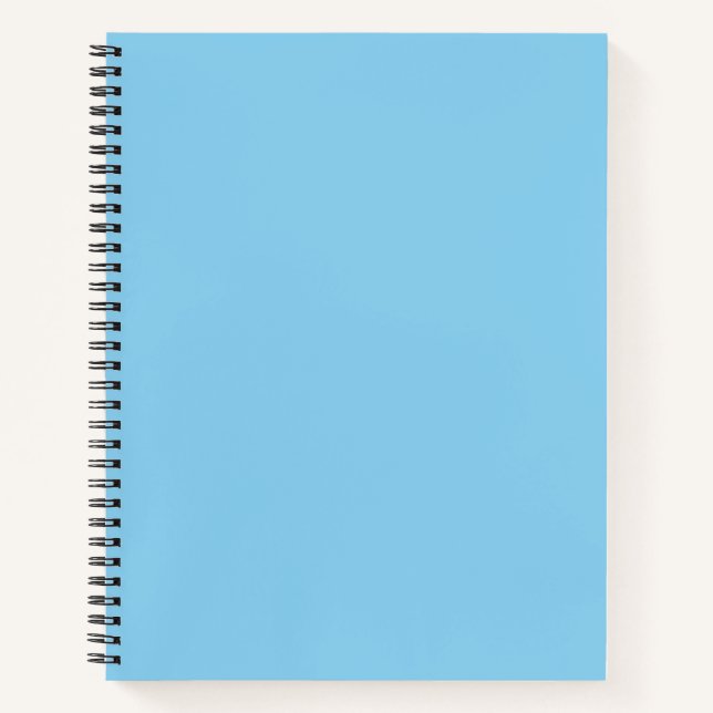 Carnet Bleu ciel (Devant)