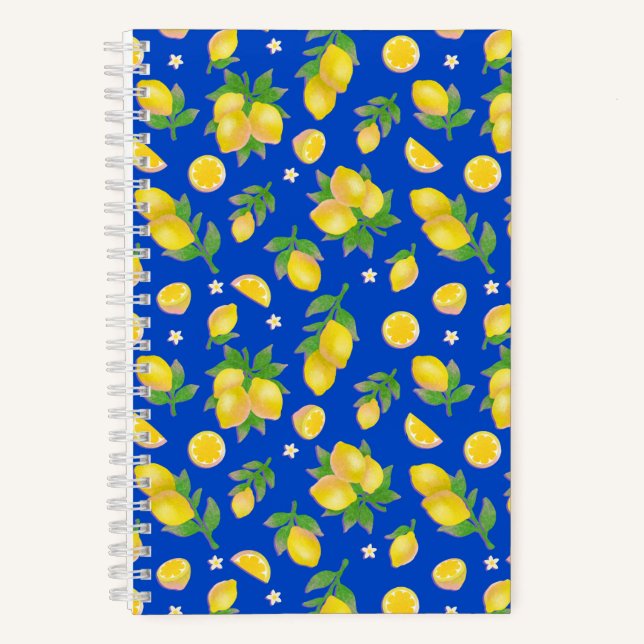Carnet Bleu citron (Recto)