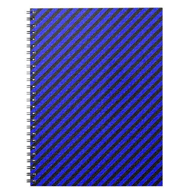 Carnet Bleu et noir mince (Devant)