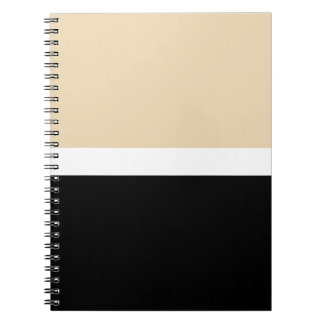 Carnet Bleu Noir Abstrait