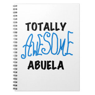 Carnet Bleu Totalement génial Cadeaux Abuela