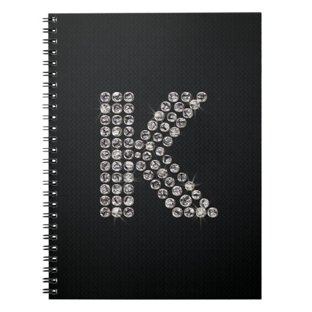 Carnet bling - K (Devant)