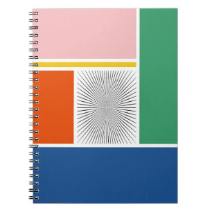 Carnet Bloc de couleur Design moderne