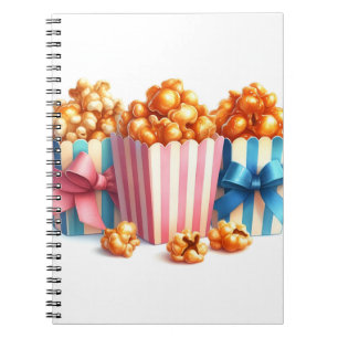 Carnet bloc note popcorn 