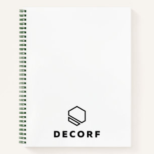 Carnet Bloc-notes à spirale verte de 8,5 po x 11 po