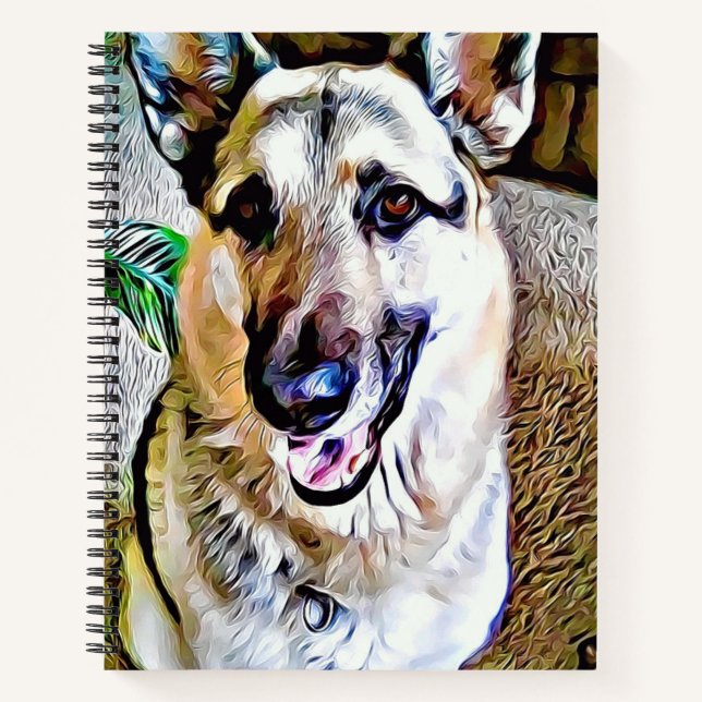 Carnet Bloc-notes allemand Shepherd Spiral (Devant)