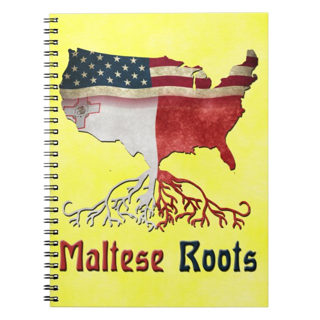 Carnet Bloc-notes américain maltais (Devant)