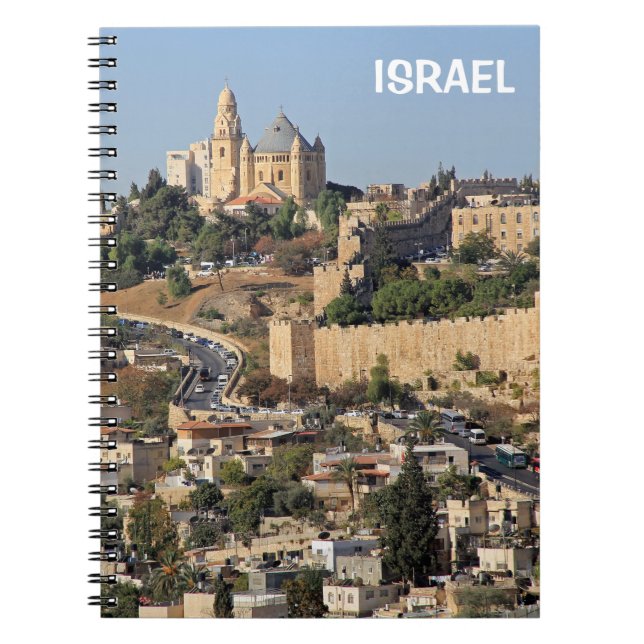 Carnet Bloc-notes avec Jérusalem en Israël (Devant)