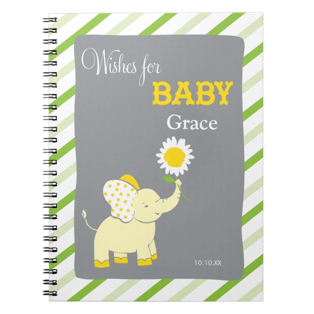 Carnet Bloc - notes de baby shower de conseils de (Devant)