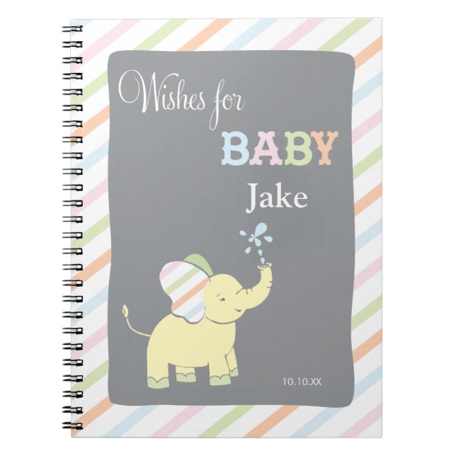 Carnet Bloc - notes de baby shower de conseils de (Devant)