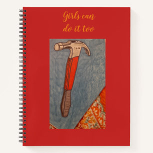 Carnet Bloc-notes de la spirale d'alimentation pour fille