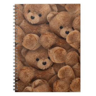 Carnet Bloc-notes en spirale de l'ours en peluche