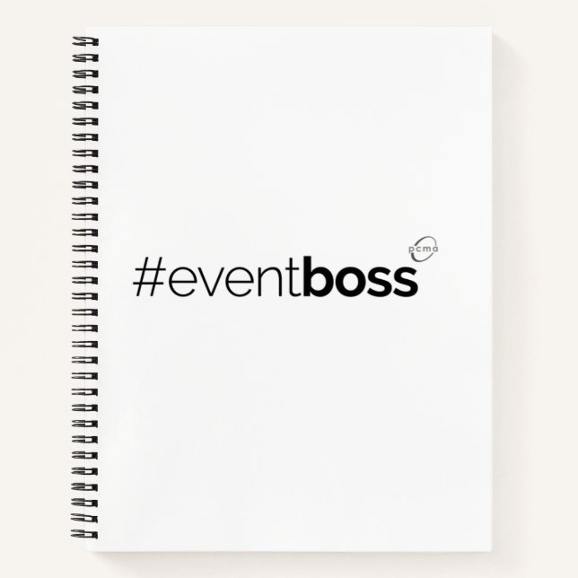 Carnet Bloc-notes #eventboss (Devant)