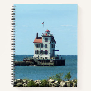 Carnet Bloc-notes Lorain Harbour West Breakwater Light