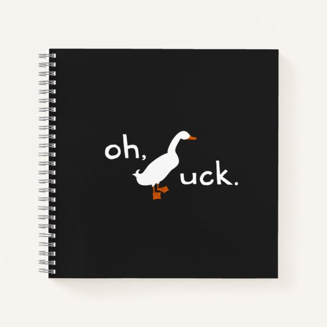 Carnet Bloc-notes Oh Duck (Devant)