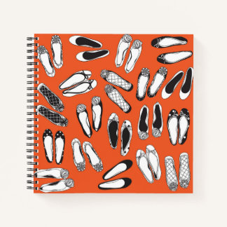 Carnet Bloc-notes Orange Spirale