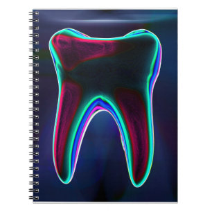 Carnet Bloc-notes orthodontiste pour dentistes bleus