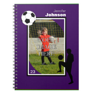 Carnet Bloc - notes personnalisé du football/football