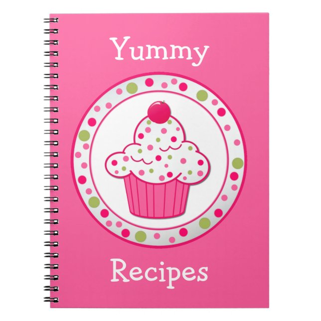 Carnet Bloc-notes Recette rose capricieuse (Devant)