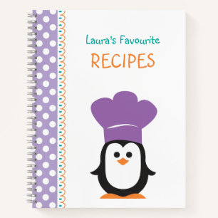 Carnet Bloc-notes Recette vierge à écrire