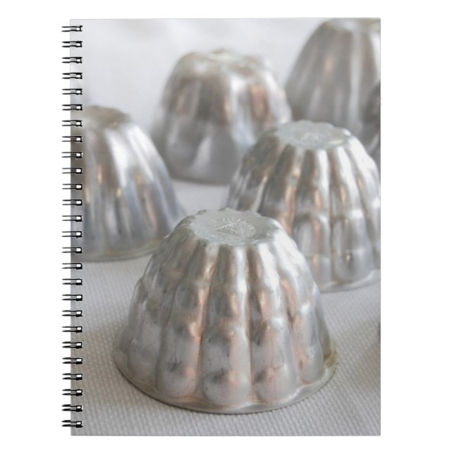 Carnet Bloc - notes vintage de moule de Dariole (Devant)