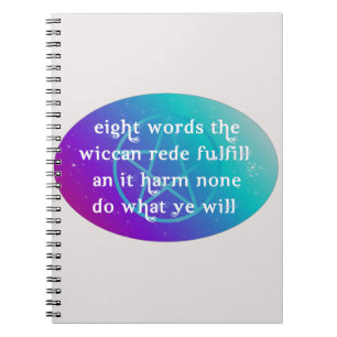 Carnet Bloc-notes Wiccan