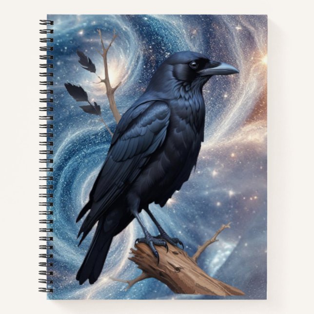 Carnet Bloc-notes Wild Nature Crow-Raven (Devant)