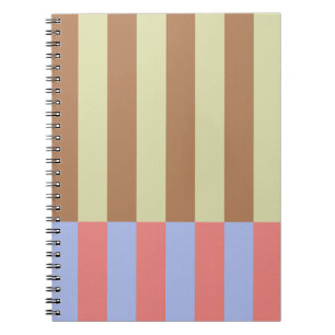 Carnet Blocs à rayures pastel
