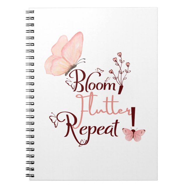 carnet Bloom Flutter Repeat (Devant)