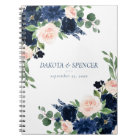 Blooms Chics | Floral bleu marine et rose pâle