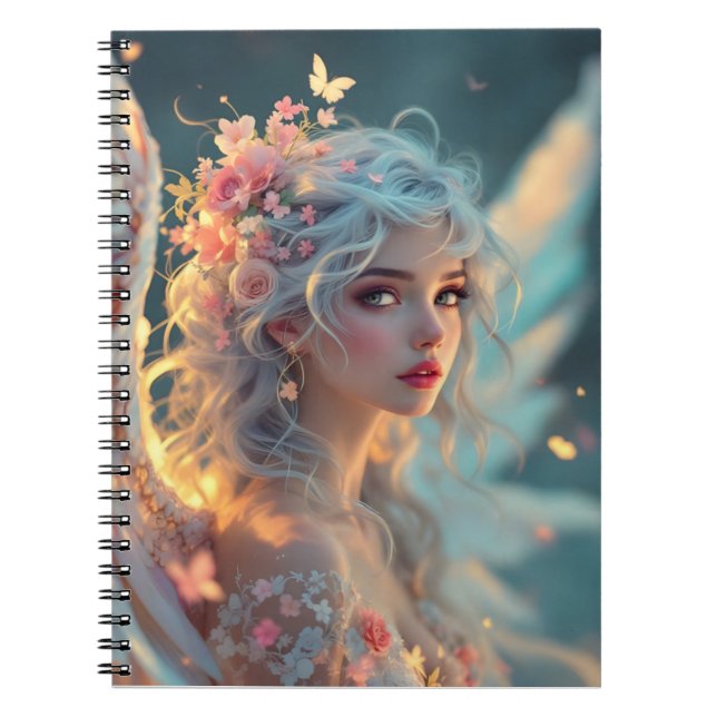 Carnet Blossom Seraph - Angel de la grâce du printemps (Devant)