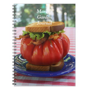 Carnet BLT avec tomate géante