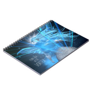 Carnet Blue Fairy In the Vortex Notebook - customize it !