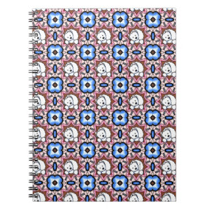 Carnet Blue Floral Westie