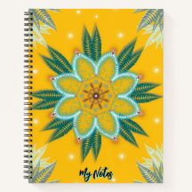 Blue Golden Mandala fleur Design