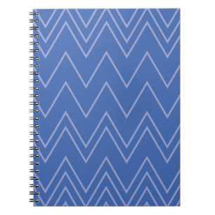 Carnet Blue, moderne, simple, cool, trendy zigzag