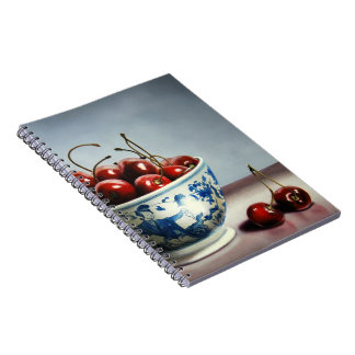 Carnet Blue Porcelain & Cherries