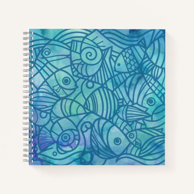 Carnet Blues de Poisson (Devant)