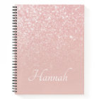 Blush Rose Pailleté Ombré Personnalisé