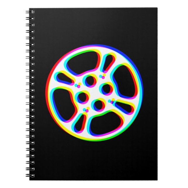 Carnet Bobine de film/carnet d'effet bobine 3D de film (Devant)