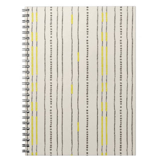 Carnet Bohème rustique lignes contemporaines points minim
