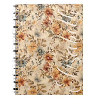 Carnet Boho Florals Occidentaux Russe Cowgirl Grunge