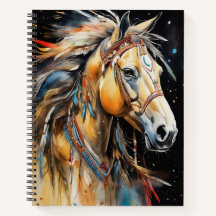 Carnet Boho Horse