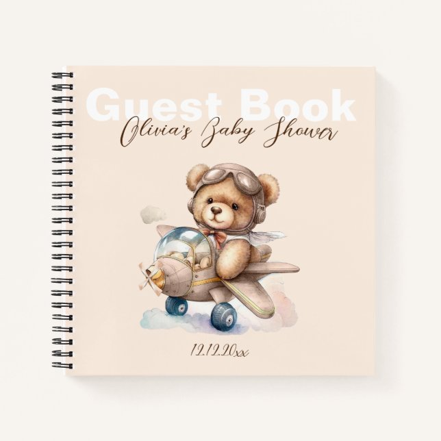 Carnet Boho Nous pouvons attendre Baby shower Guest Book (Devant)