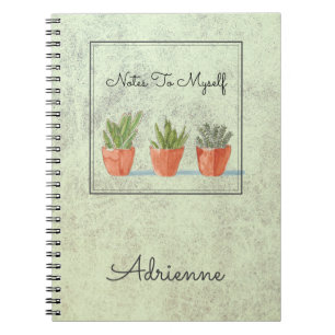 Carnet Boho Sud-Ouest Succulents Notes Pour Moi