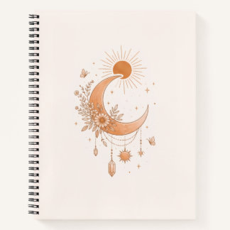 Carnet Boho Sun & Moon Deluxe Notebook