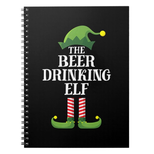 Carnet Boire de la bière Noël Anniversaire (Devant)